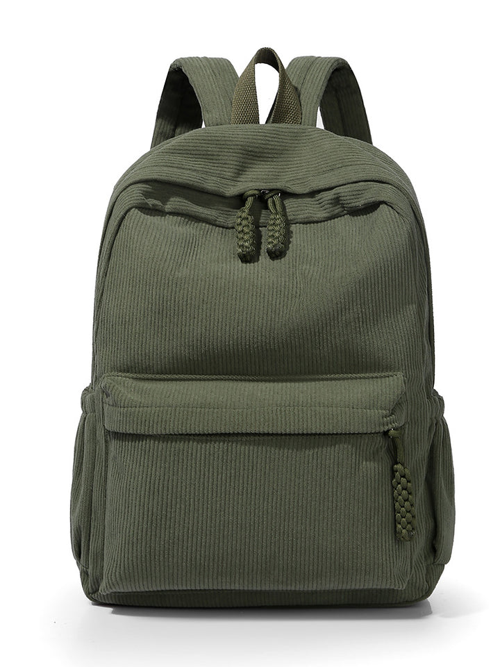 Rucksack aus Kord für Uni und Reisen