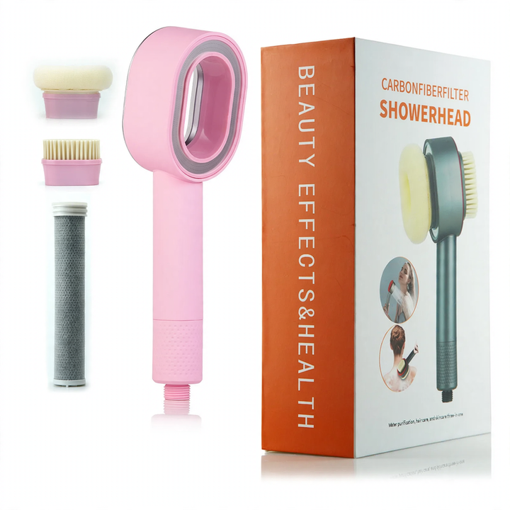 3-in-1 Duschkopf mit Massagefunktion, Kunststoff
