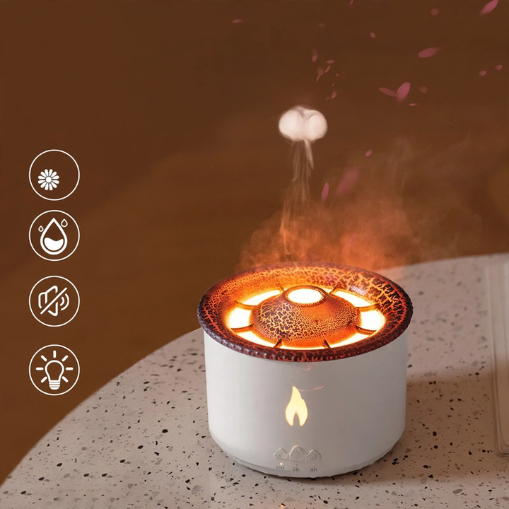 Ultraschall-Diffuser mit Nebeleffekt und Aromafunktion