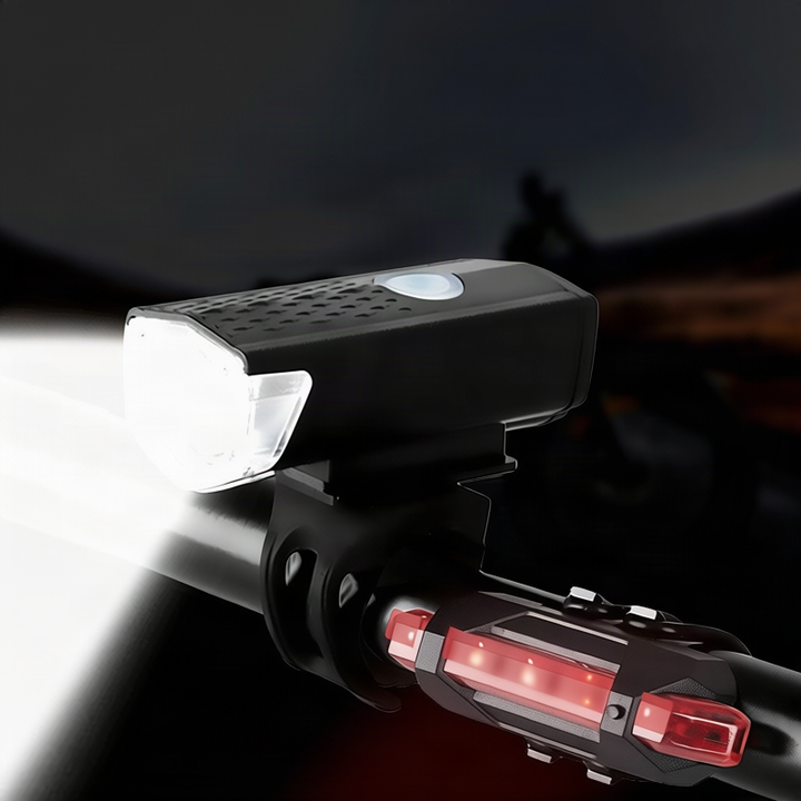 USB-Fahrradlampe mit LED-Beleuchtung