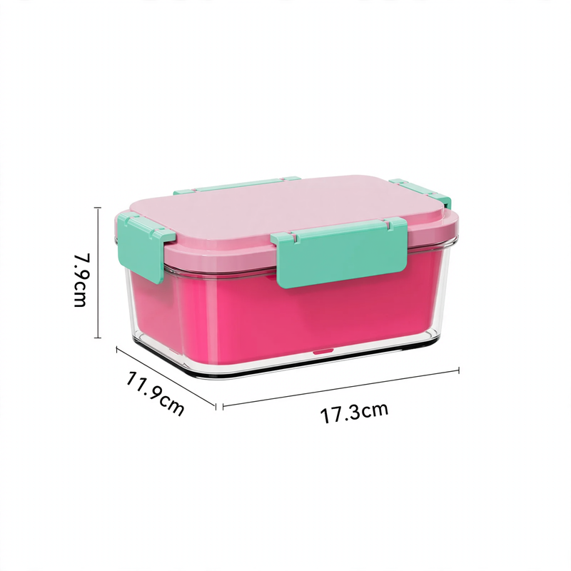 Frischhaltebox mit Kühlelement und Abtropfplatte