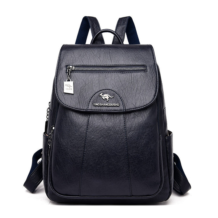 Damen-Rucksack, PU-Leder, Vintage-Stil