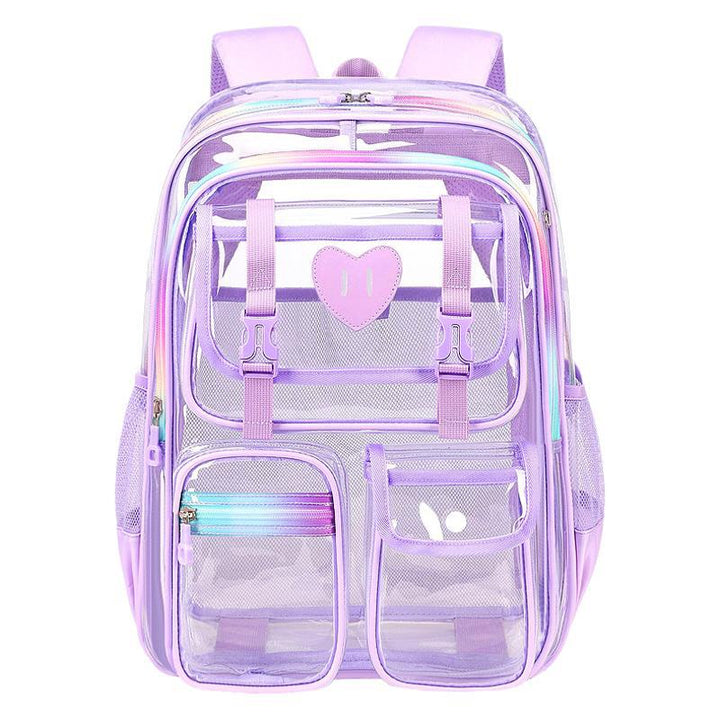 Transparenter PVC-Rucksack, wasserfest