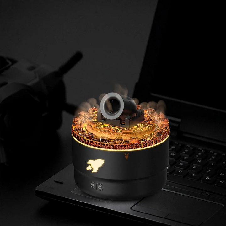 Vulkan-Aroma-Diffuser mit Nebeleffekt
