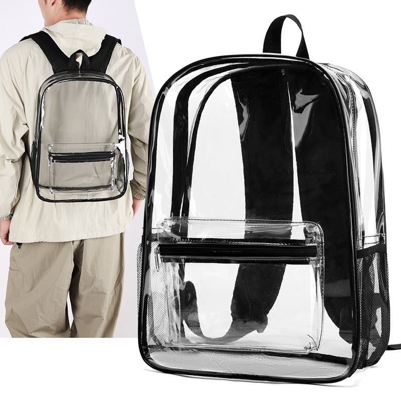 Transparenter PVC-Rucksack, wasserdicht