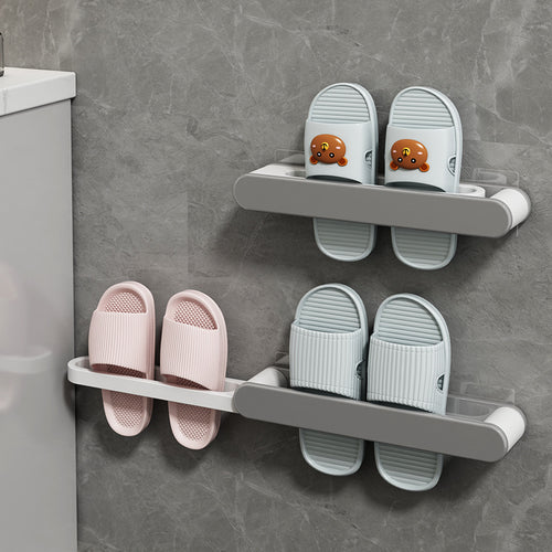 Klappbares Badezimmer-Schuhregal ohne Bohren