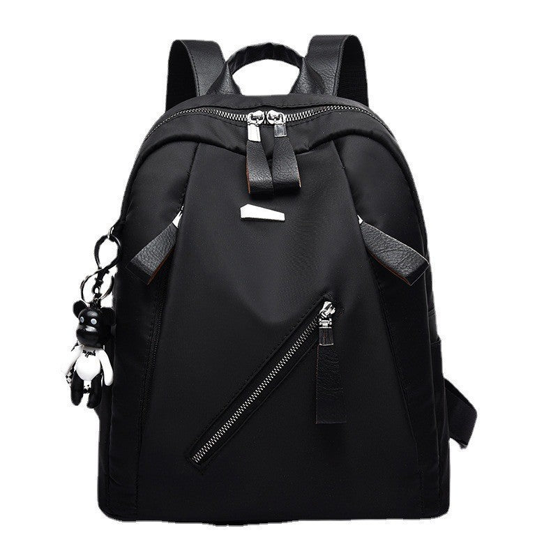 Damen-Rucksack, Nylon, Rückenlastausgleich, zeitlos