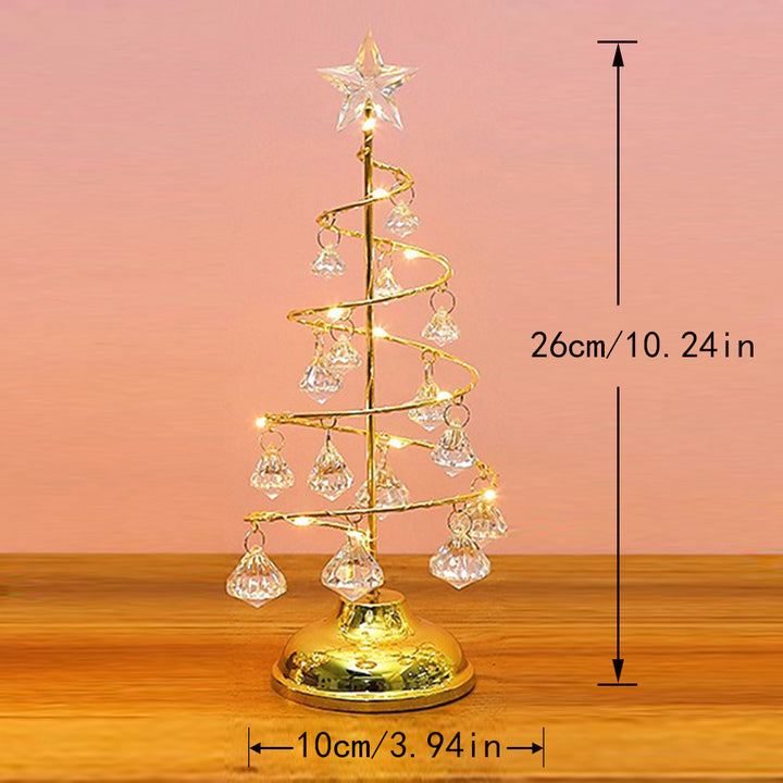 Kristallbaum-Nachtlicht mit LED