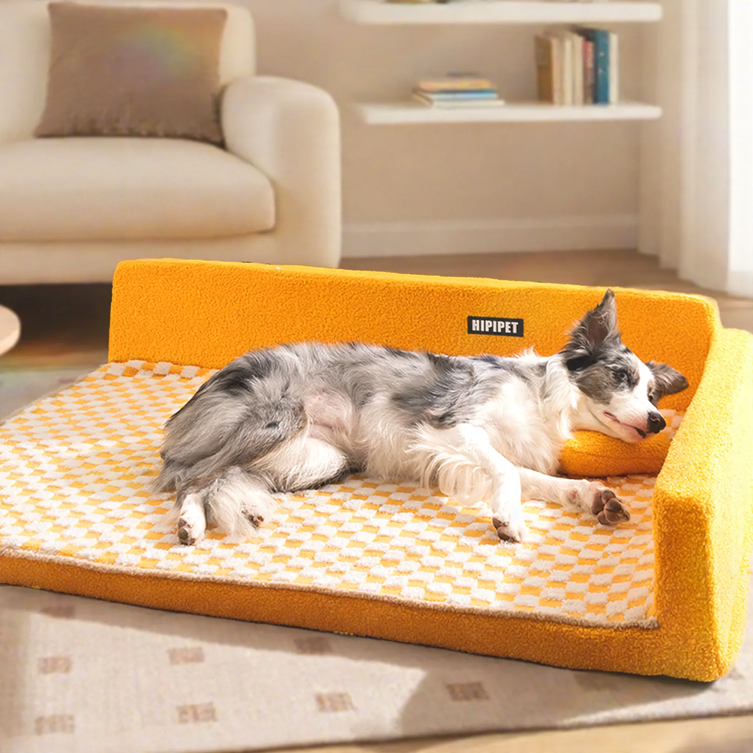 Hundebett, halbgeschlossen, waschbar, Schaumstoff