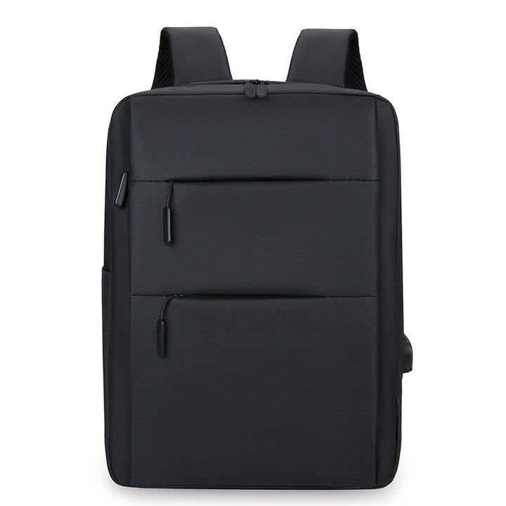 Erweiterbare Canvas-Rucksack mit USB, bis 20 L, 16 Zoll