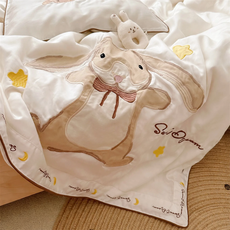 Sommerdecke aus Lyocell mit Seidenfüllung