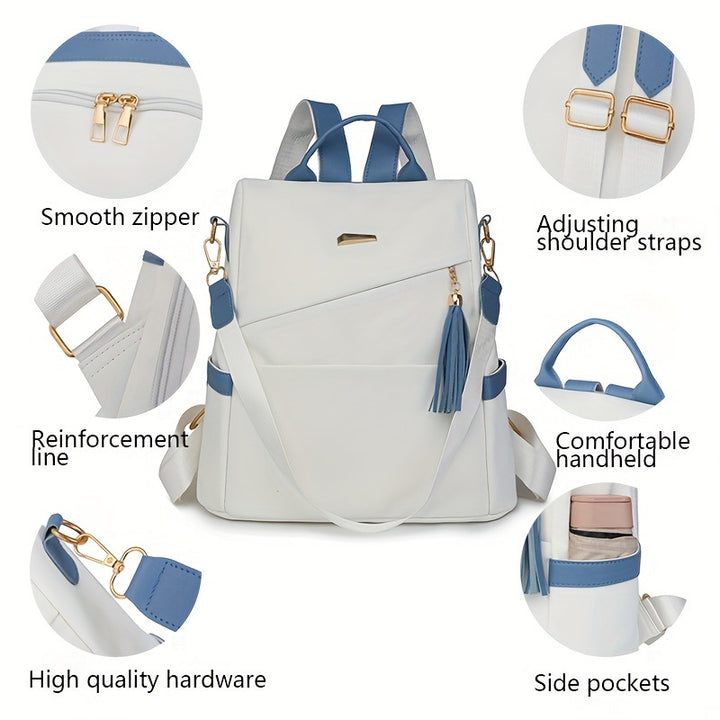 Rucksack aus Nylon, leicht, für Alltag und Reisen
