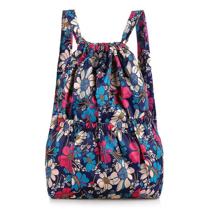 Damen-Rucksack mit Druckmuster, strapazierfähig, großes Volumen