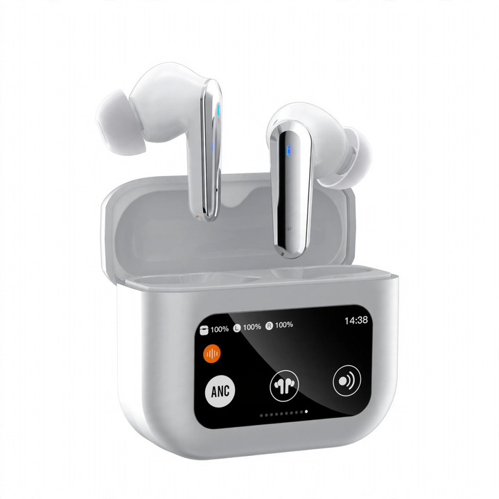 Bluetooth-Kopfhörer mit LCD-Display und Geräuschunterdrückung