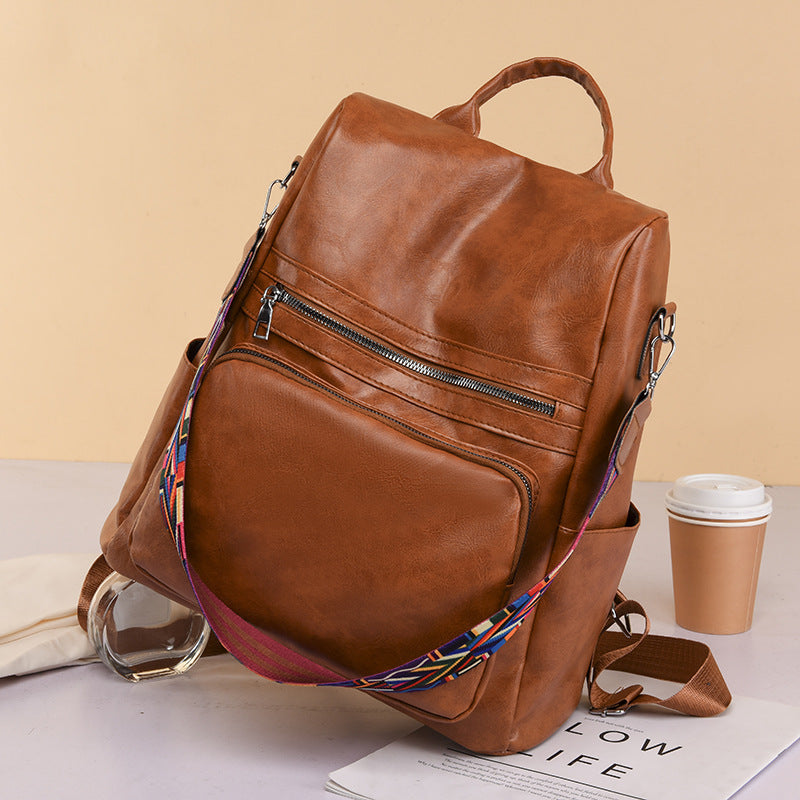 Reiserucksack Damen, PU, wasserfest, große Kapazität
