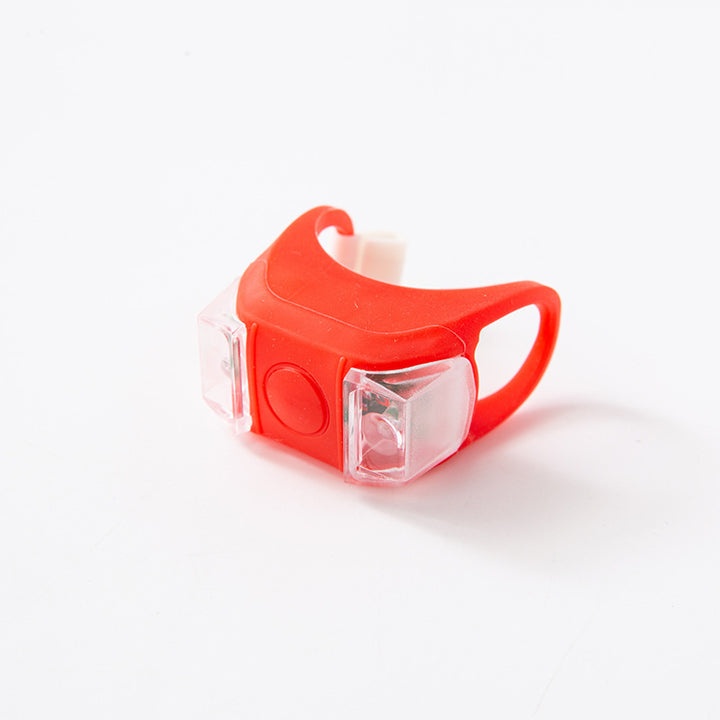 Silikon-Froschleuchte mit Doppel-LED für Fahrräder
