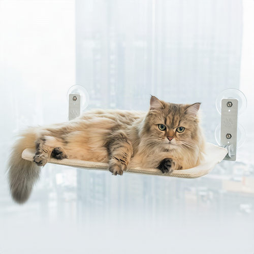 Flauschiges Katzenbett, rund, wärmend