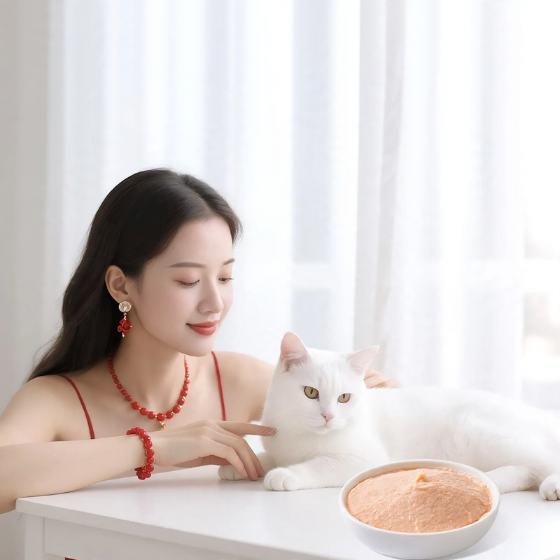 Vollwertiges Nassfutter für Katzen, 100g