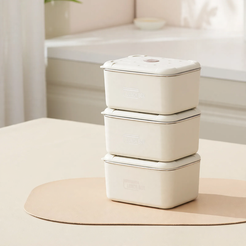 Edelstahl-Lunchbox, mehrschichtig, 501–800 ml