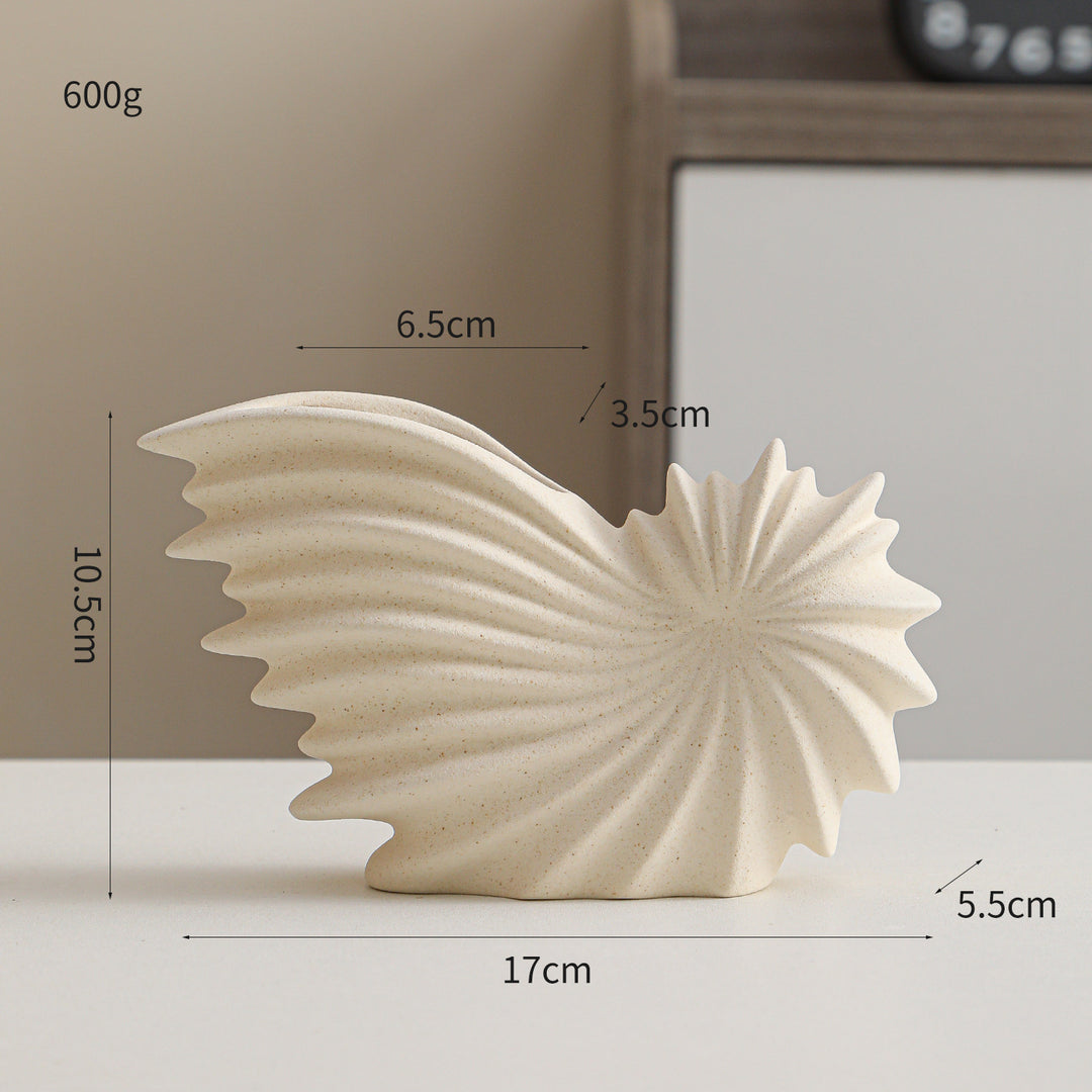 Keramik-Vase Flower, modern