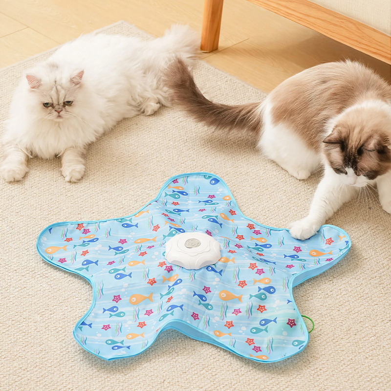 Elektrisches Katzenspielzeug mit rotierender Scheibe
