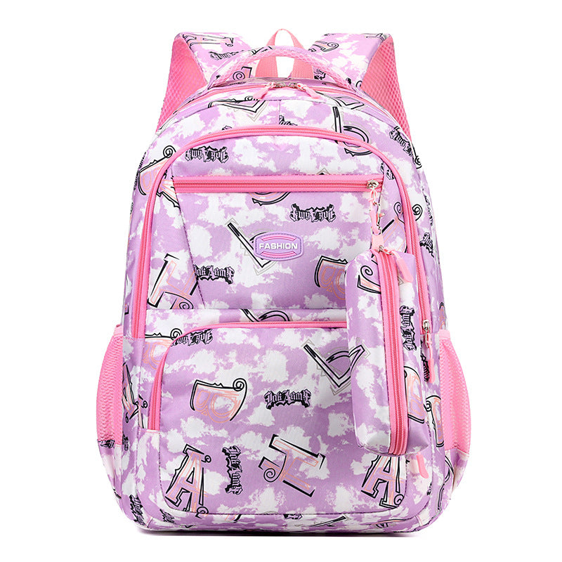 Rucksack, 36–55 L, Streifenmuster, bis 16 Zoll