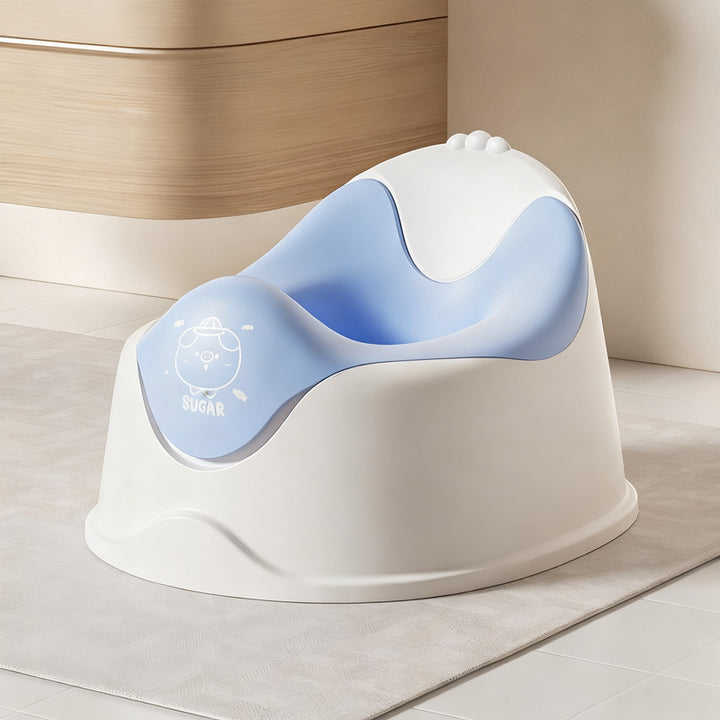 Kindersitz mit Rückenlehne für die Toilette