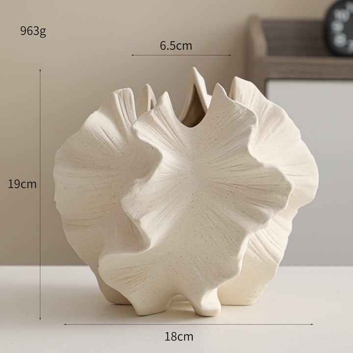 Keramik-Vase Flower, modern