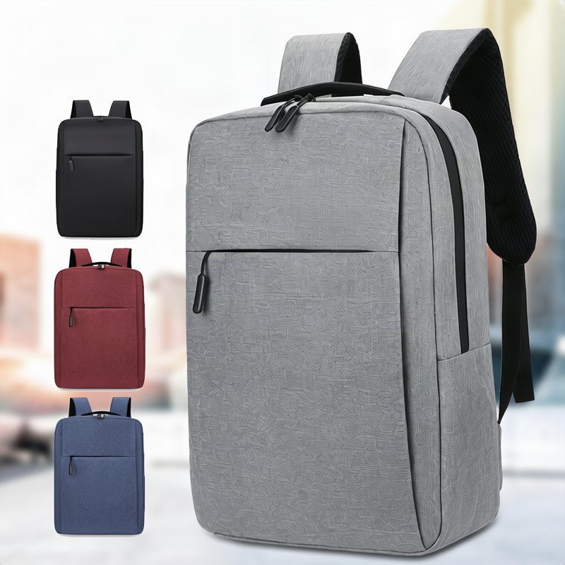 Erweiterbare Canvas-Rucksack mit USB, bis 20 L, 16 Zoll