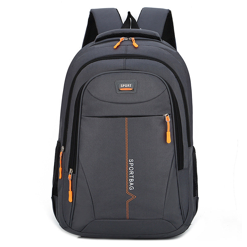 Rucksack mit Buchstaben-Druck, PVC, 20–35 L, wasserfest