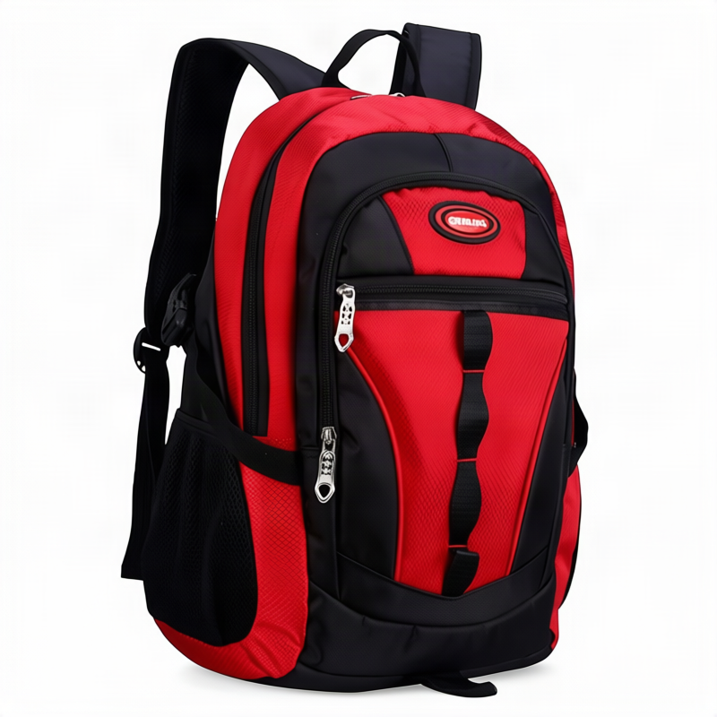Schülerrucksack, Polyester, Streifenmuster