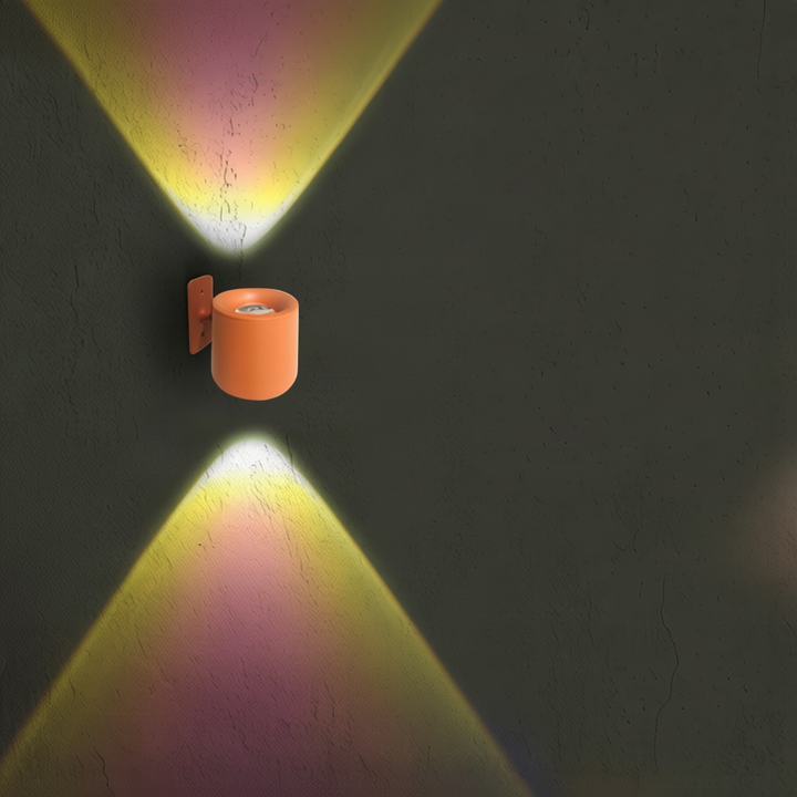 LED-Wandleuchte mit Fernbedienung und Farbwahl