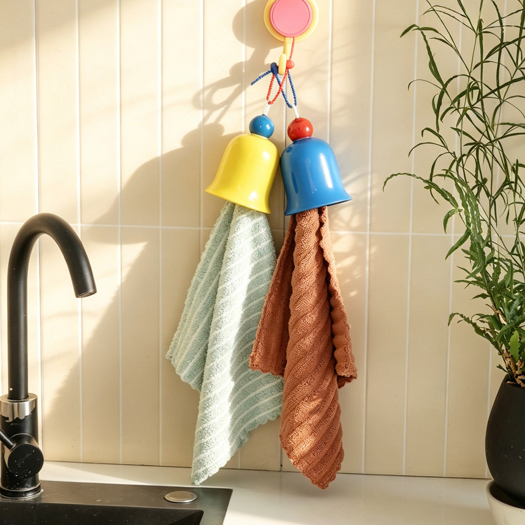 Handtuch mit Glöckchen-Design, Baumwolle