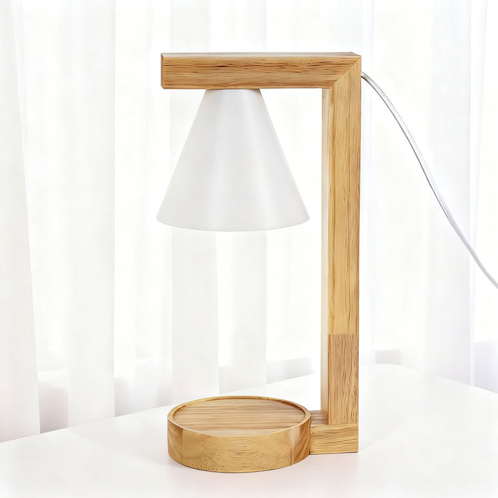 Wachsschmelzlampe GD-56, Bambus, modern