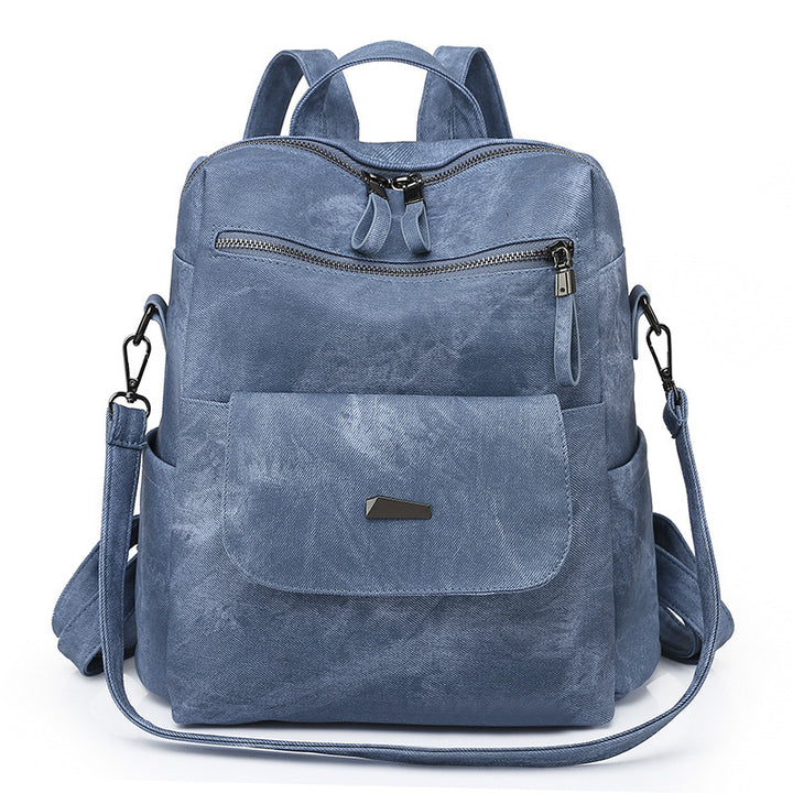 Damen-Rucksack aus PU, großes Fassungsvermögen