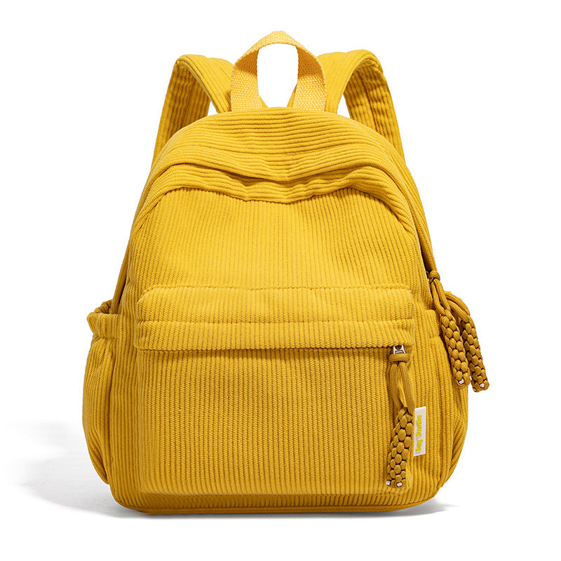 Cord-Rucksack, klein, Damen, strapazierfähig