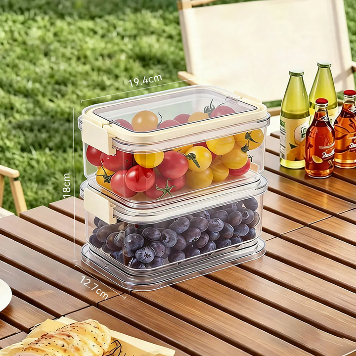 Frischhaltebox mit Kühlakku, 800–1000 ml