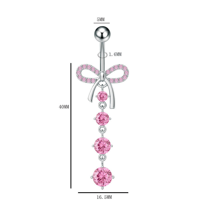 Titan-Piercingstab, flache Basis, Innengewinde