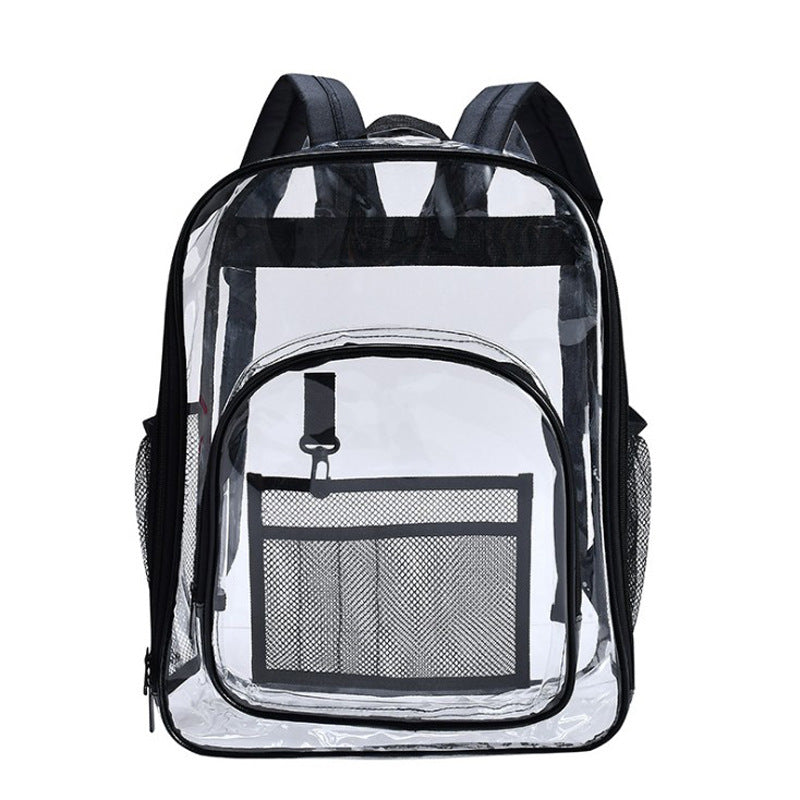 Transparenter PVC-Rucksack, wasserdicht, 20–35 L