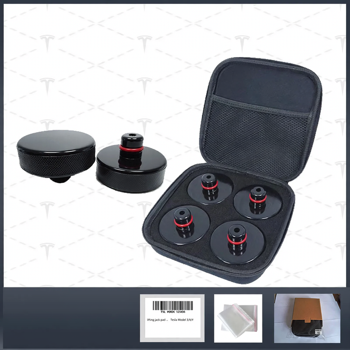Gummiauflagen für Wagenheber, Tesla-kompatibel