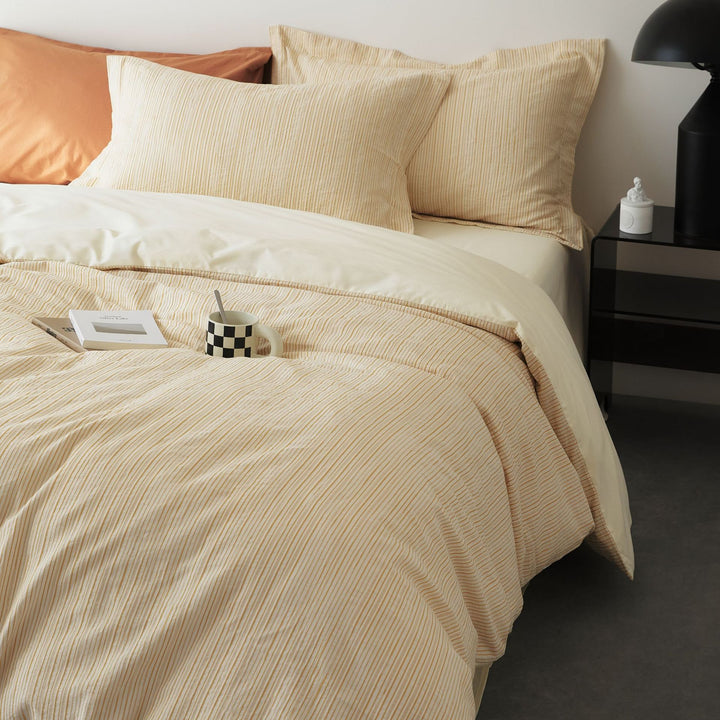 Bettwäsche-Set, 4-teilig, Baumwolle, Minimalist-Design