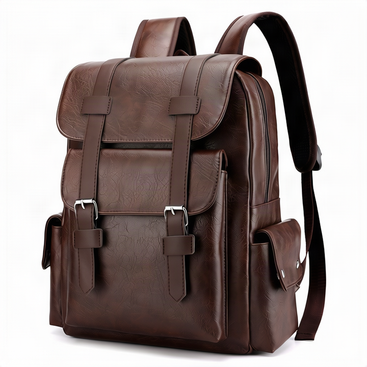 Rucksack aus PU-Leder, 20–35 L, Modell 975