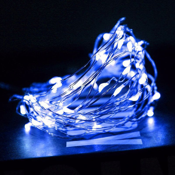 Solar-Kupferdraht-Lichterkette mit Fernbedienung