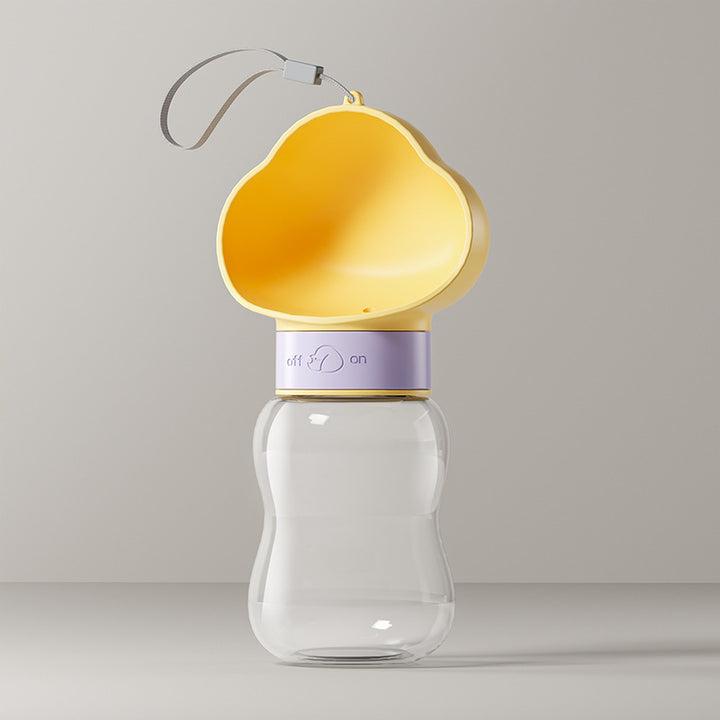 Haustier-Trinkflasche, tragbar, Kunststoff
