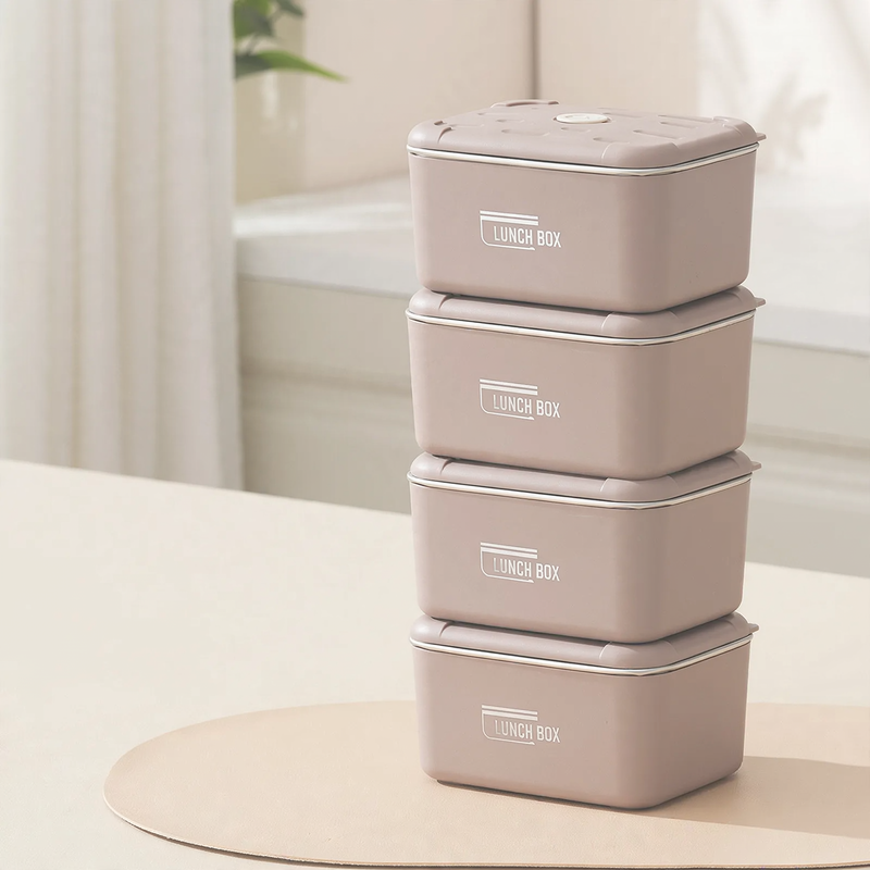 Edelstahl-Lunchbox, mehrschichtig, 501–800 ml