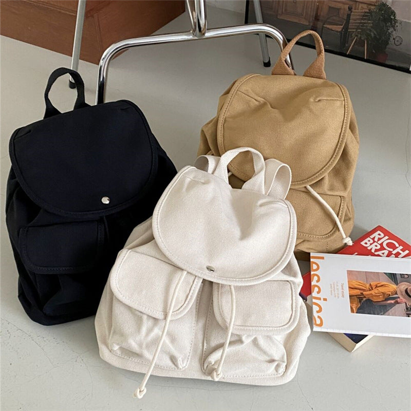 Rucksack Leinen, verschleißfest, Kordelzug