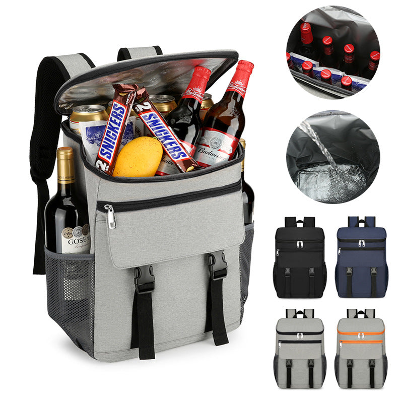 Kühlrucksack, 20–35 L, Polyester, isoliert, tragbar