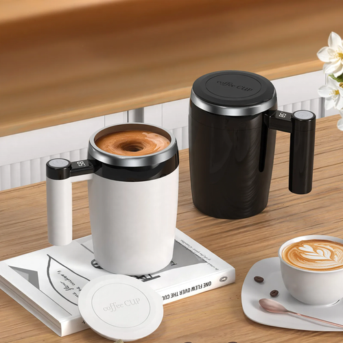 Aufladbare Rührtasse aus Edelstahl, 380 ml