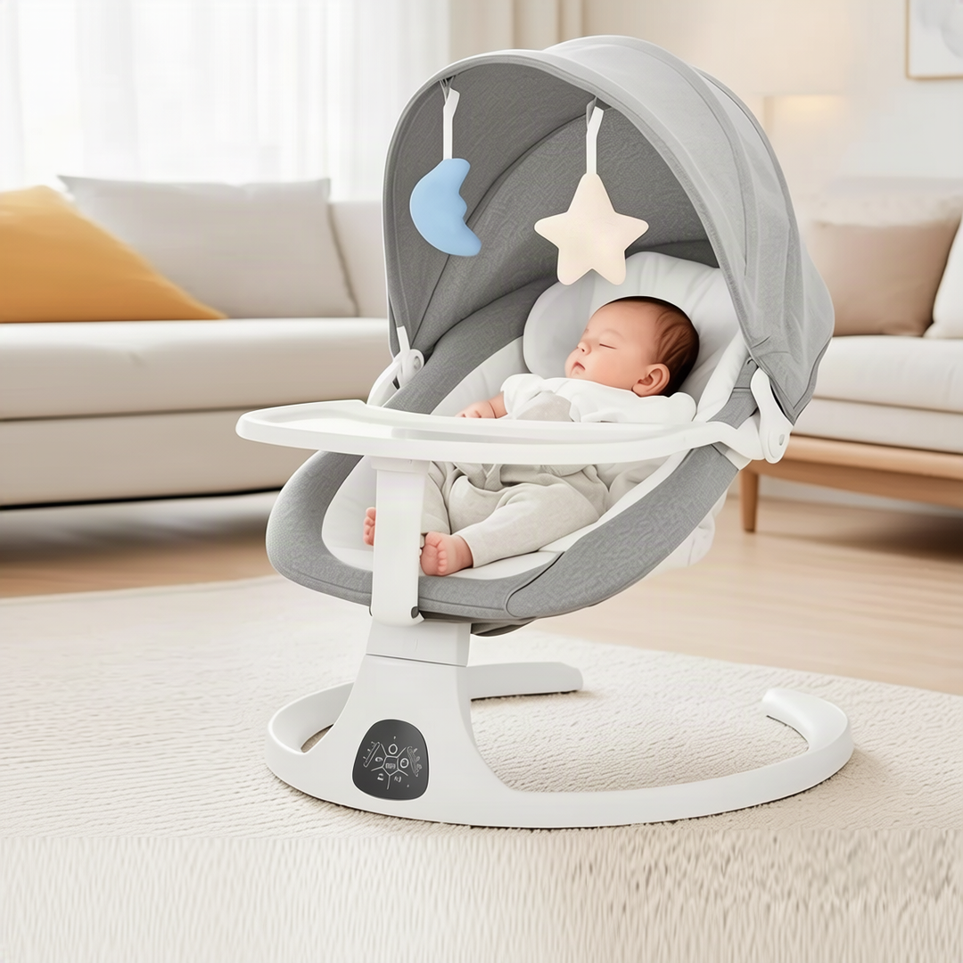 Babywippe mit Musik und Spielzeug, ab Geburt