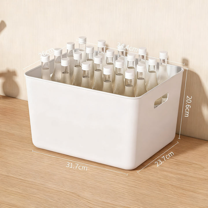 Kunststoff-Aufbewahrungsbox für Schreibtisch und Schrank